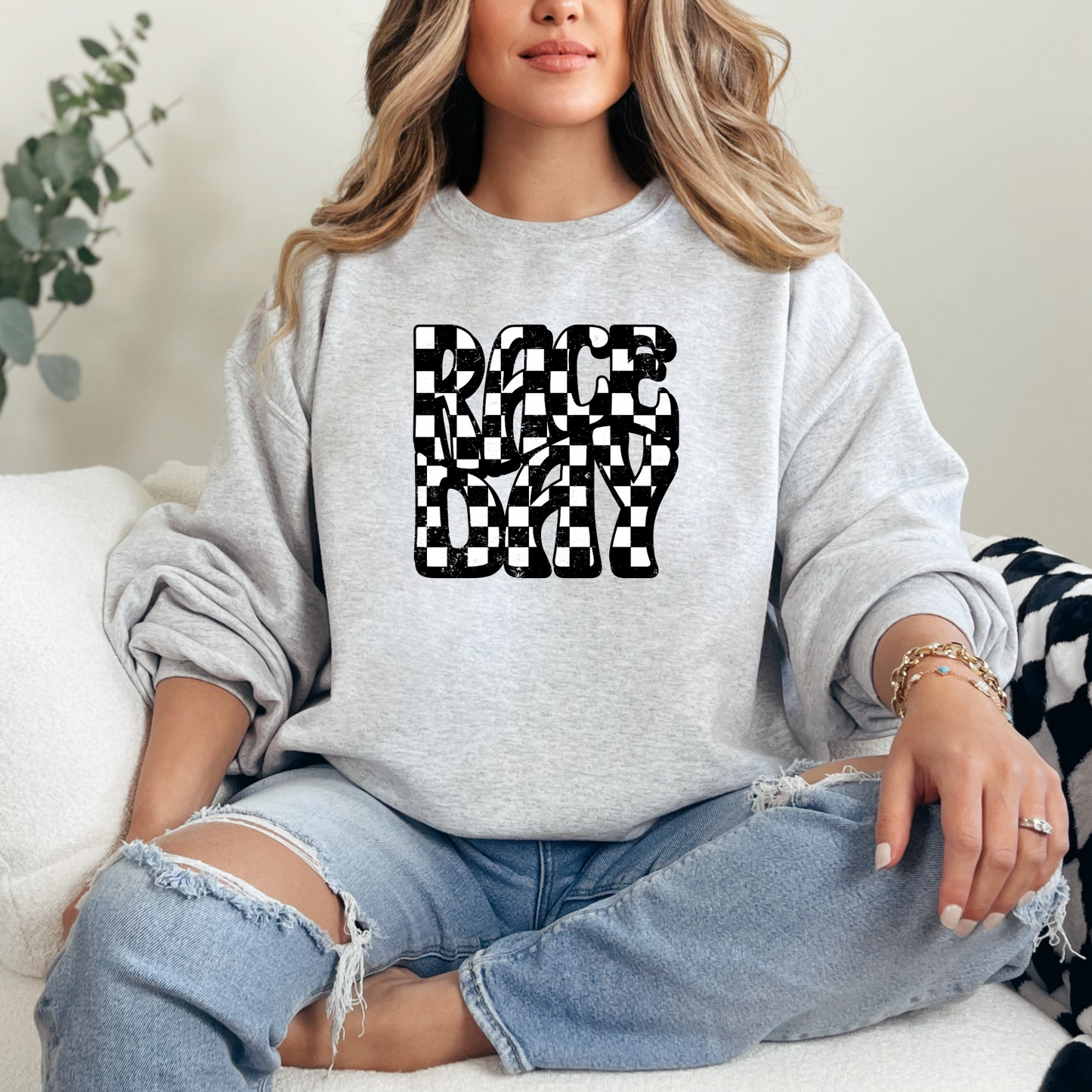 RACE DAY MOTO CAR DERBY Sweatshirt Hoodie