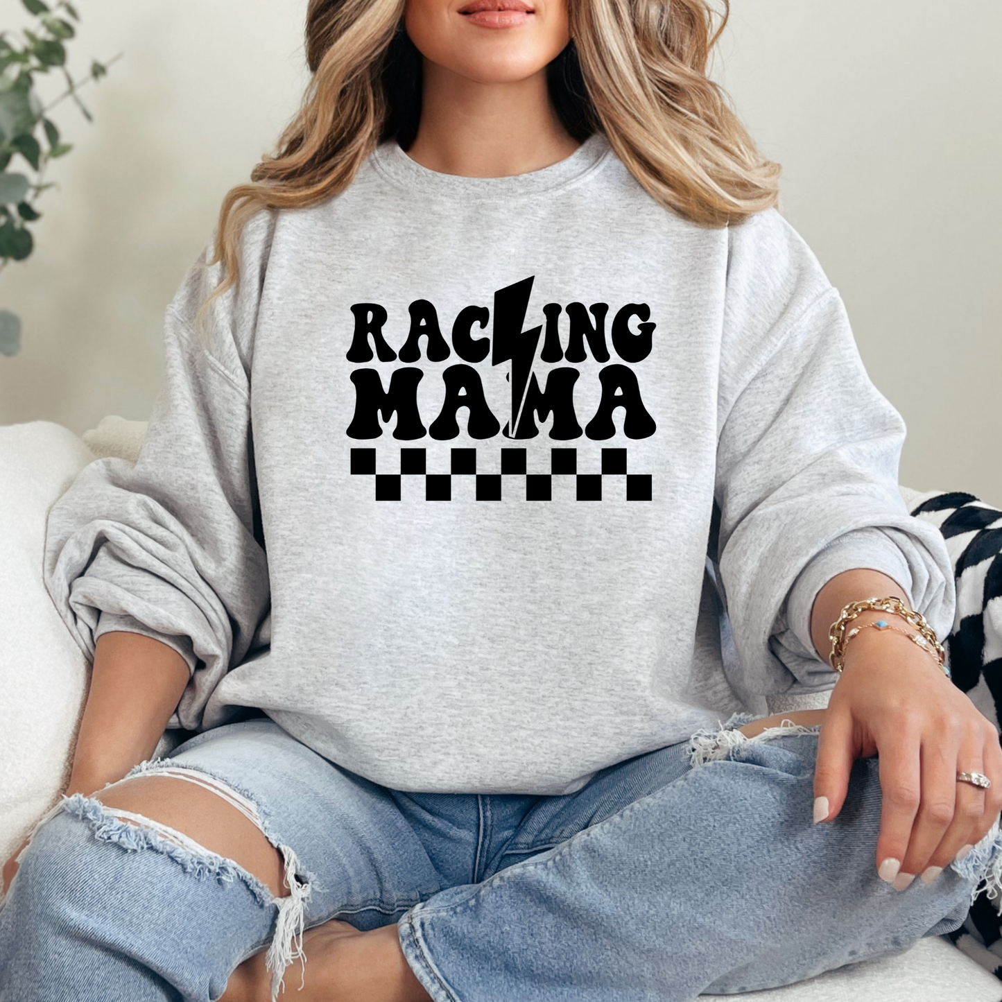 Racing MAMA Motocross T-Shirt Sweatshirt