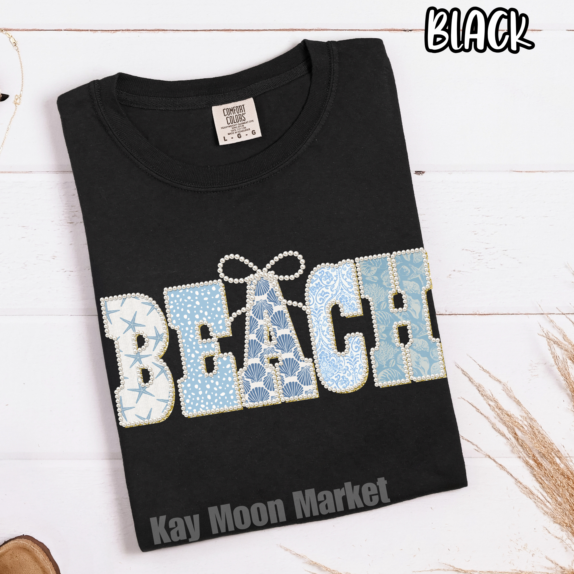 BEACH blue- Pearls Summer - T-shirt Sweatshirt