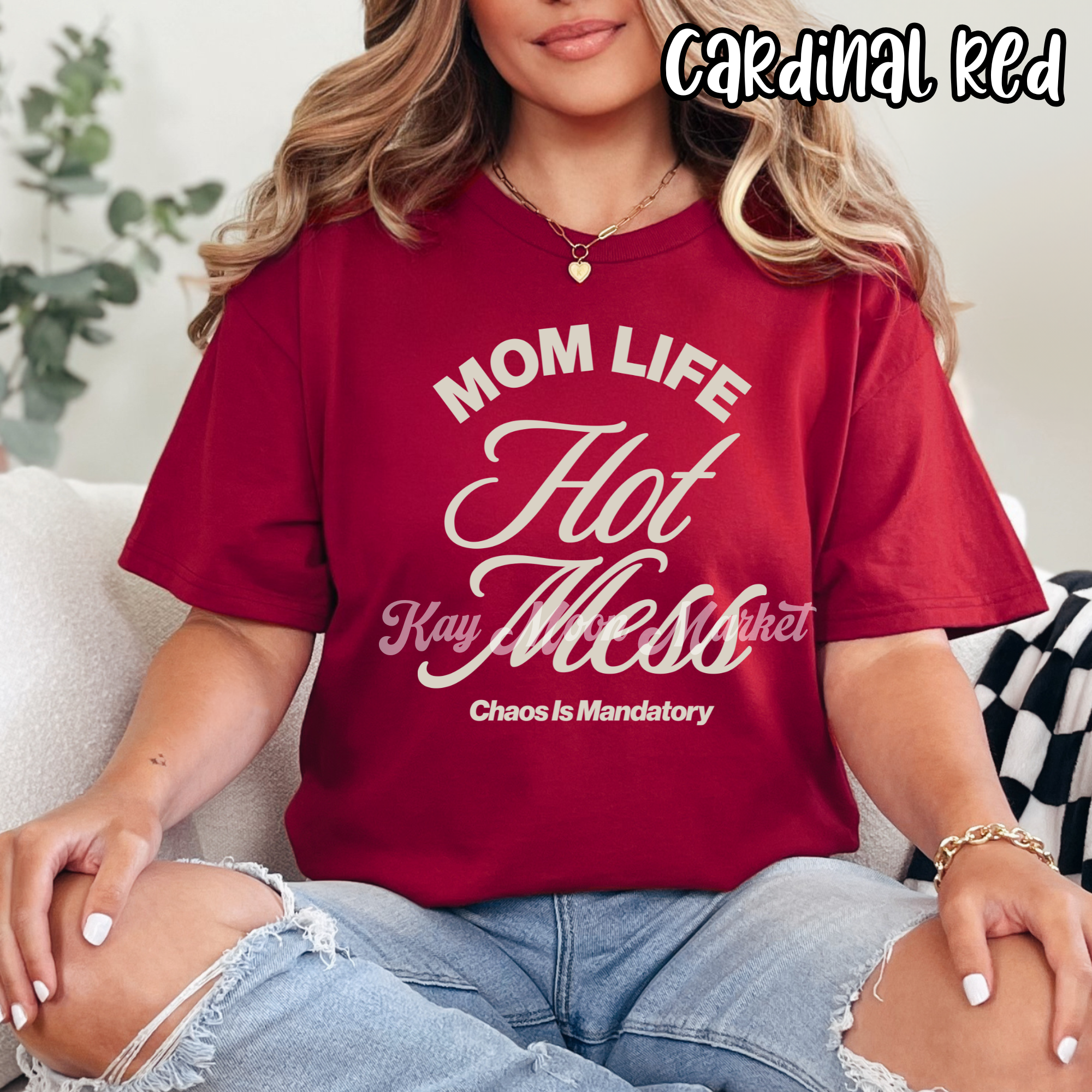 Mom Life Hot Mess - Chaos is Mandatory - T Shirt Sweatshirt