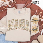 MAMA floral Customize Names ~ Sweatshirt