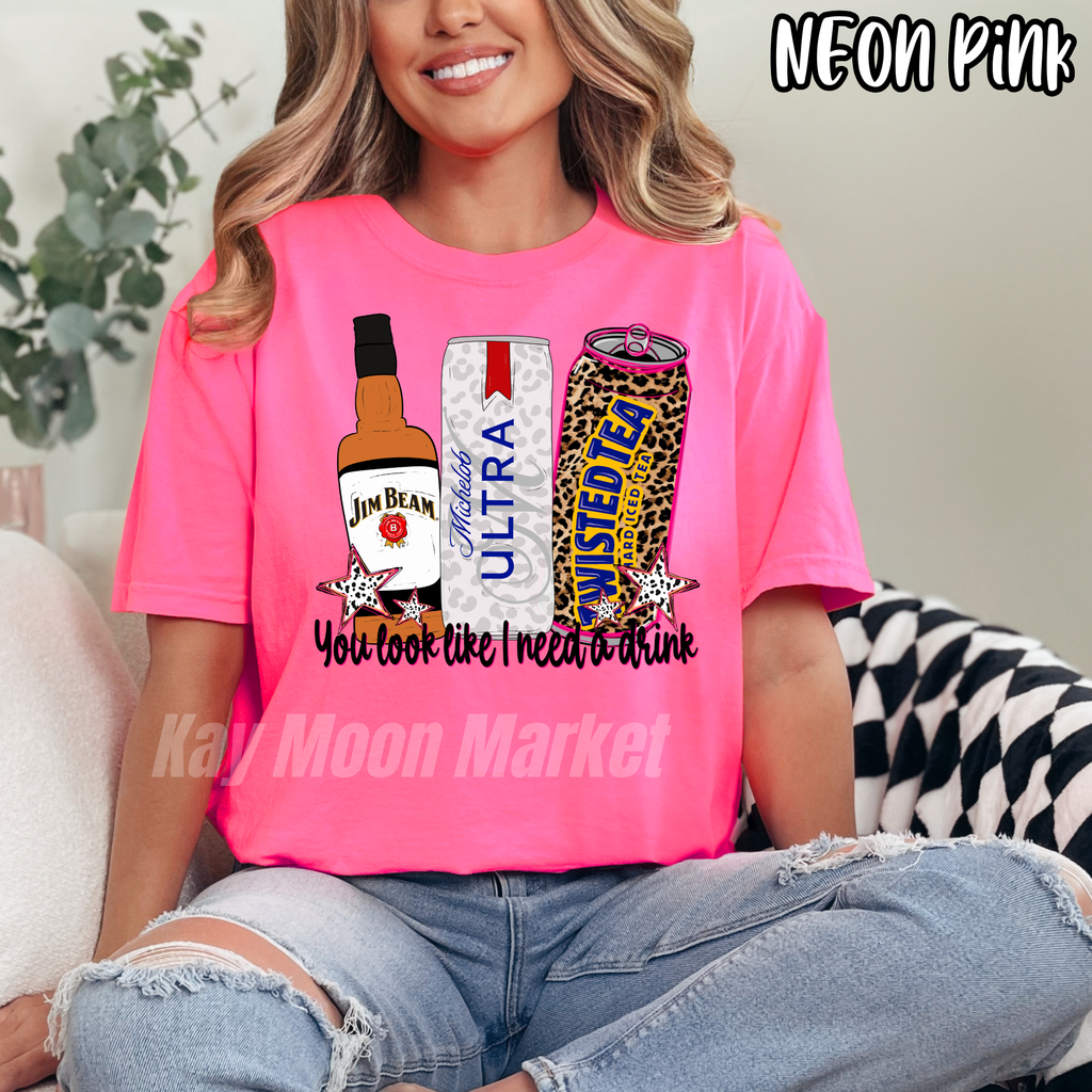 You Look Like I Need a Drink - Alcohol - T-shirt Sweatshirt