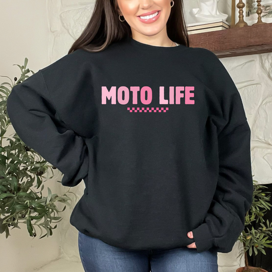MOTO LIFE PINK GRADIENT T-Shirt Sweatshirt