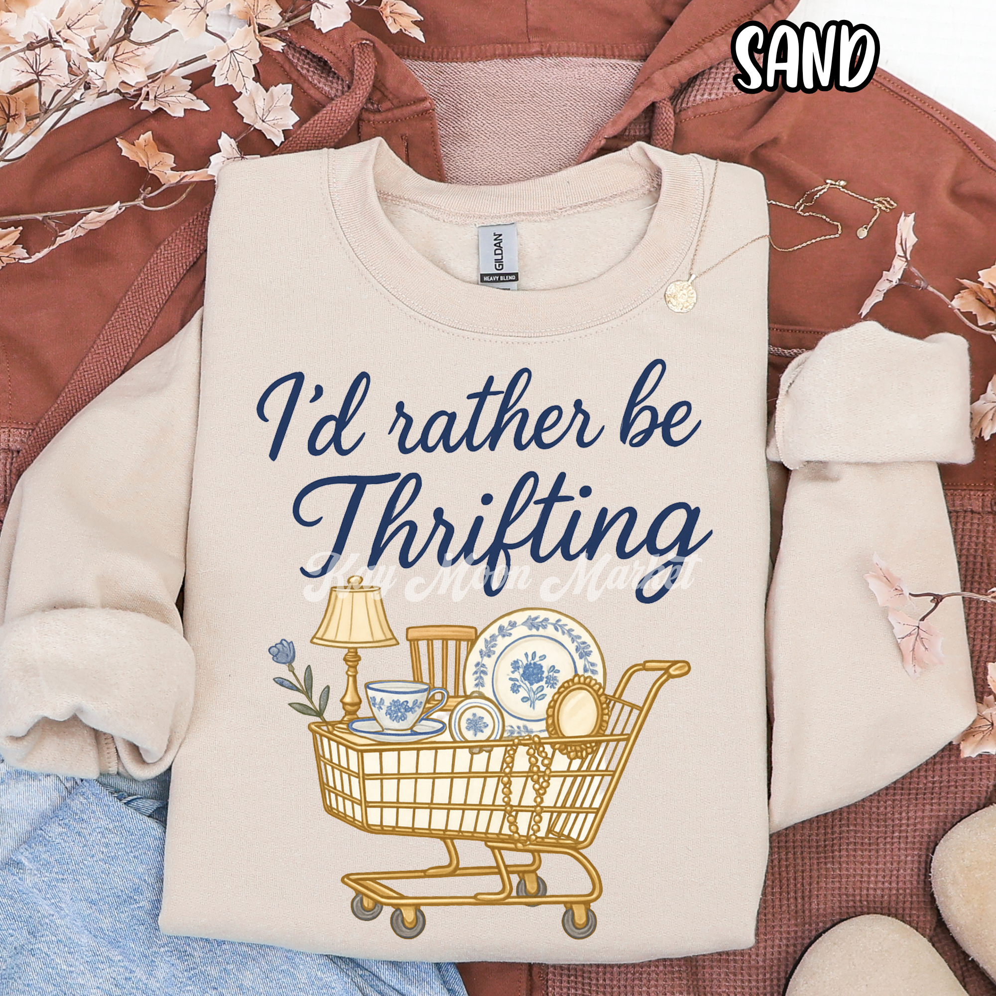I'd rather be thrifting - thrifter - T-shirt Sweatshirt