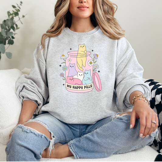 My Happy Pills Mental Health T-shirt Sweatshirt Hoodie