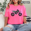 Dirtbike - Motorcross Mom Sports Glitter Rhinestone - T-shirt Sweatshirt