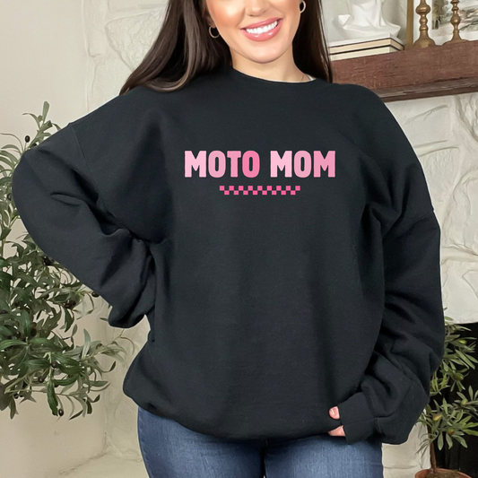 MOTO MOM PINK GRADIENT T-Shirt Sweatshirt