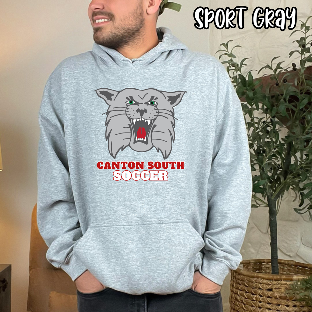 Canton South Soccer - Wildcats Mascot - T-shirt Sweatshirt