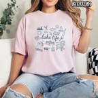 Lake Life - Pontoon Boat Summer - T-shirt Sweatshirt