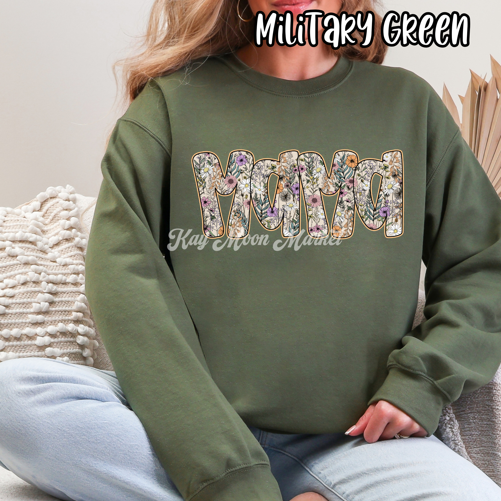 Mama - FLORAL Trending - T-Shirt Sweatshirt