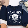 Campfire Social Club - Life is better by the campfire camping - T-shirt Sweatshirt