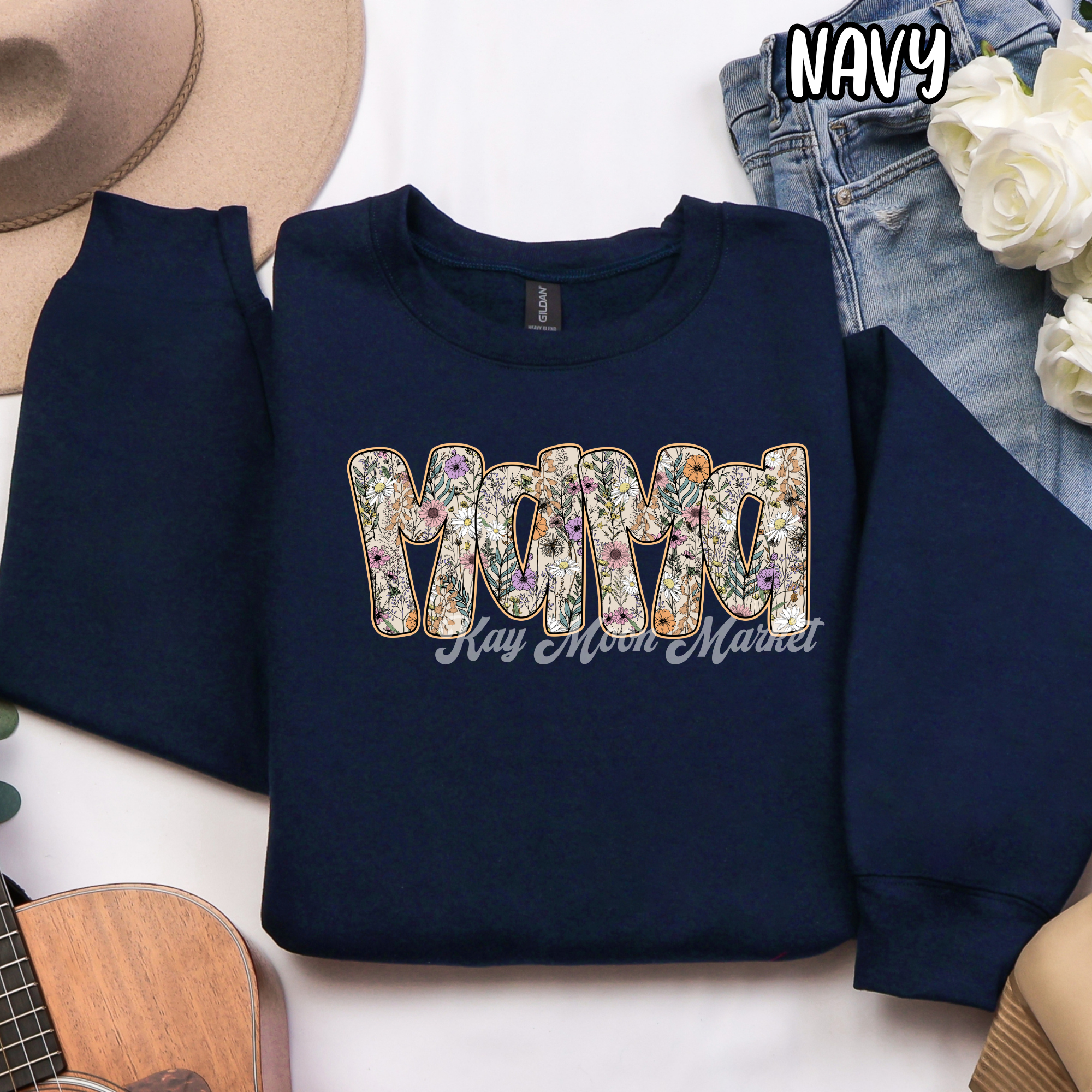 Mama - FLORAL Trending - T-Shirt Sweatshirt