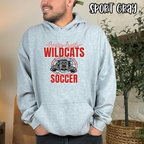 Wildcats Soccer - Canton South Mascot - T-shirt Sweatshirt