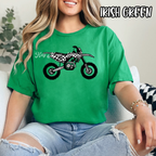 Dirtbike - Motorcross Mom Sports Glitter Rhinestone - T-shirt Sweatshirt