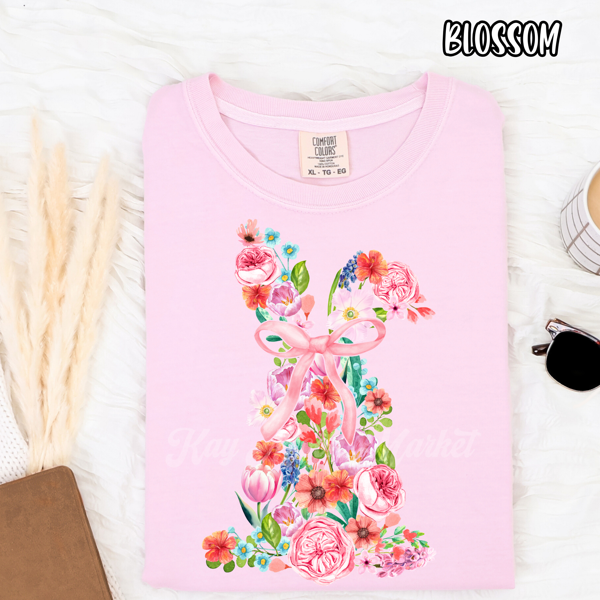 Floral Bunny - Easter Holiday - T-shirt Sweatshirt