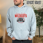 Canton South Wildcats Cursive With LOGO - CS Mascot - T-shirt Sweatshirt