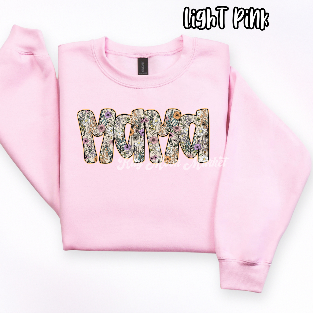 Mama - FLORAL Trending - T-Shirt Sweatshirt