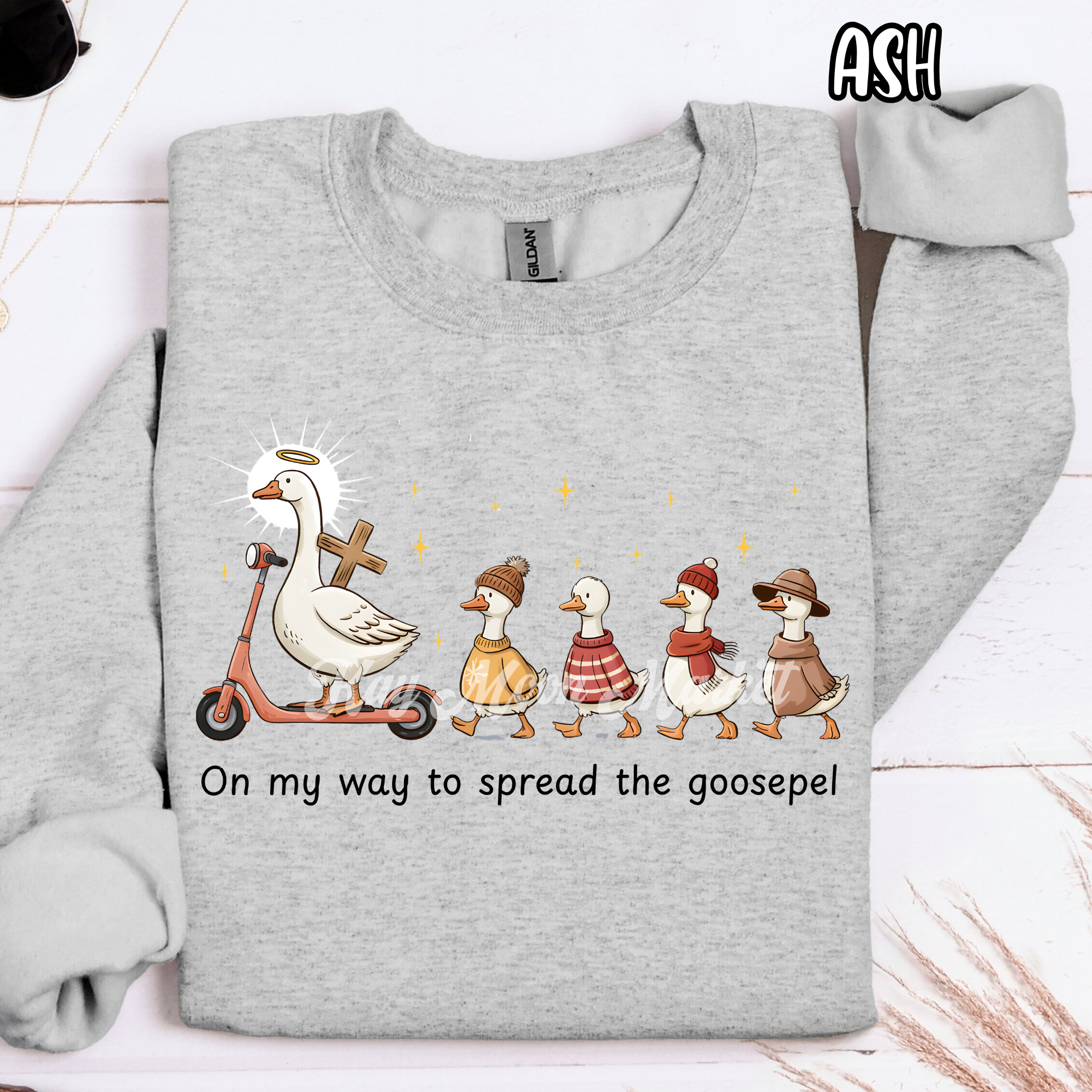 On My Way to the Goospel -Goose Religious - T-shirt Sweatshirt