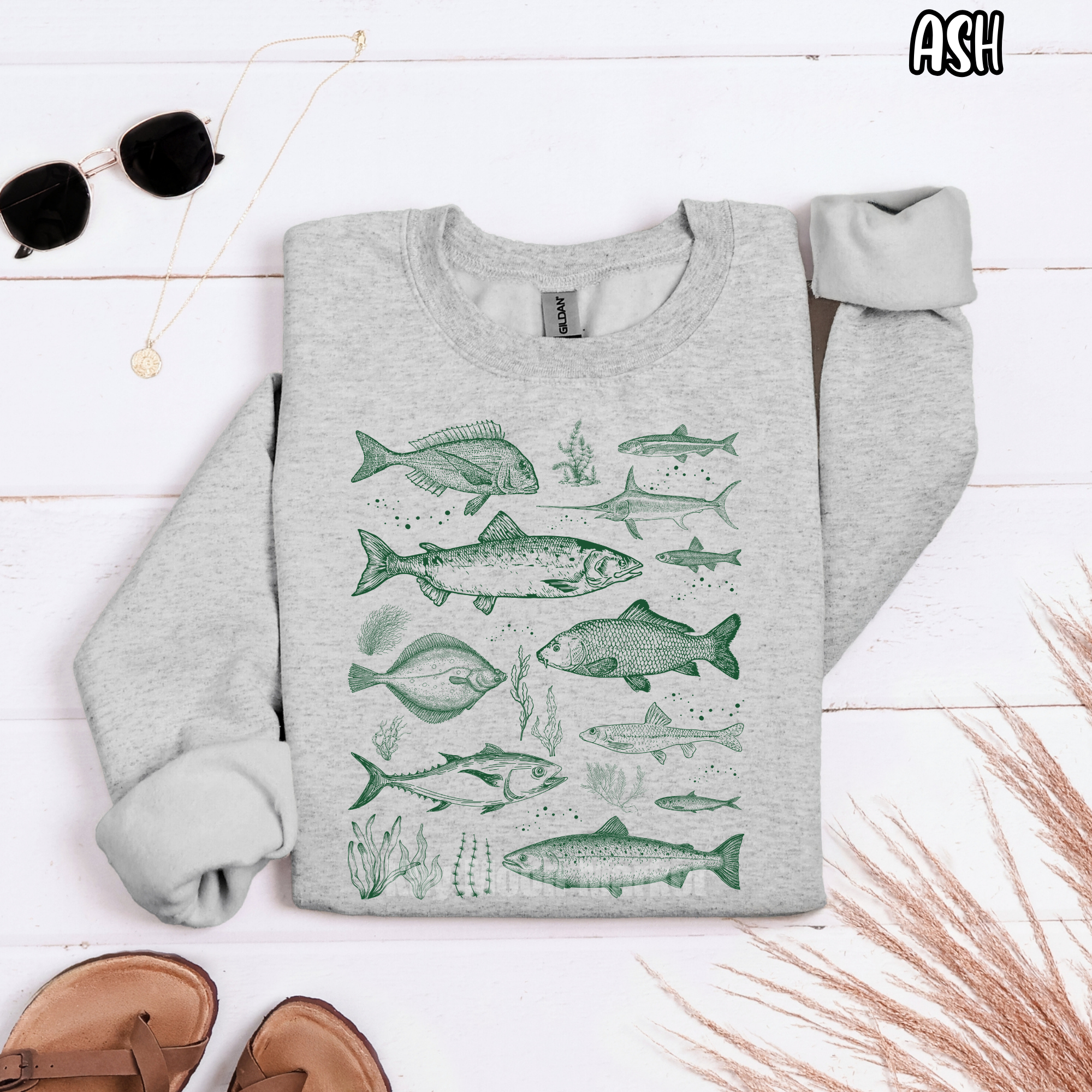 Fish - Summer Aesthetic - T-shirt Sweatshirt