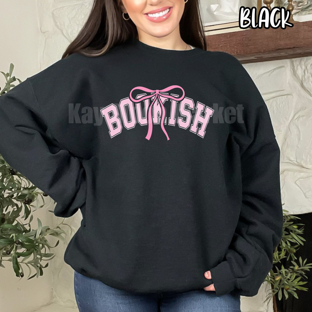 BOOKISH - Book Reading bow pink - T-shirt Sweatshirt