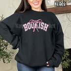 BOOKISH - Book Reading bow pink - T-shirt Sweatshirt