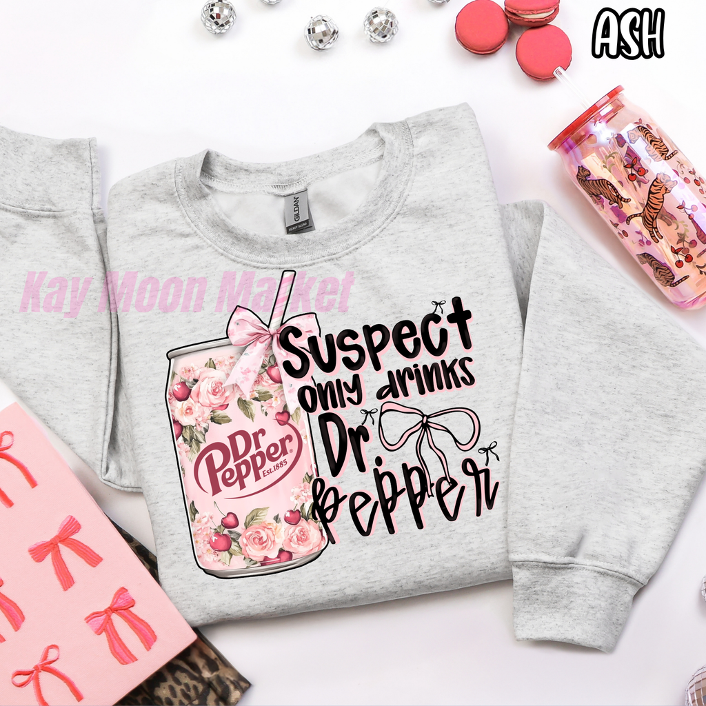 Suspect Only Drinks Dr P Soda - T-shirt Sweatshirt