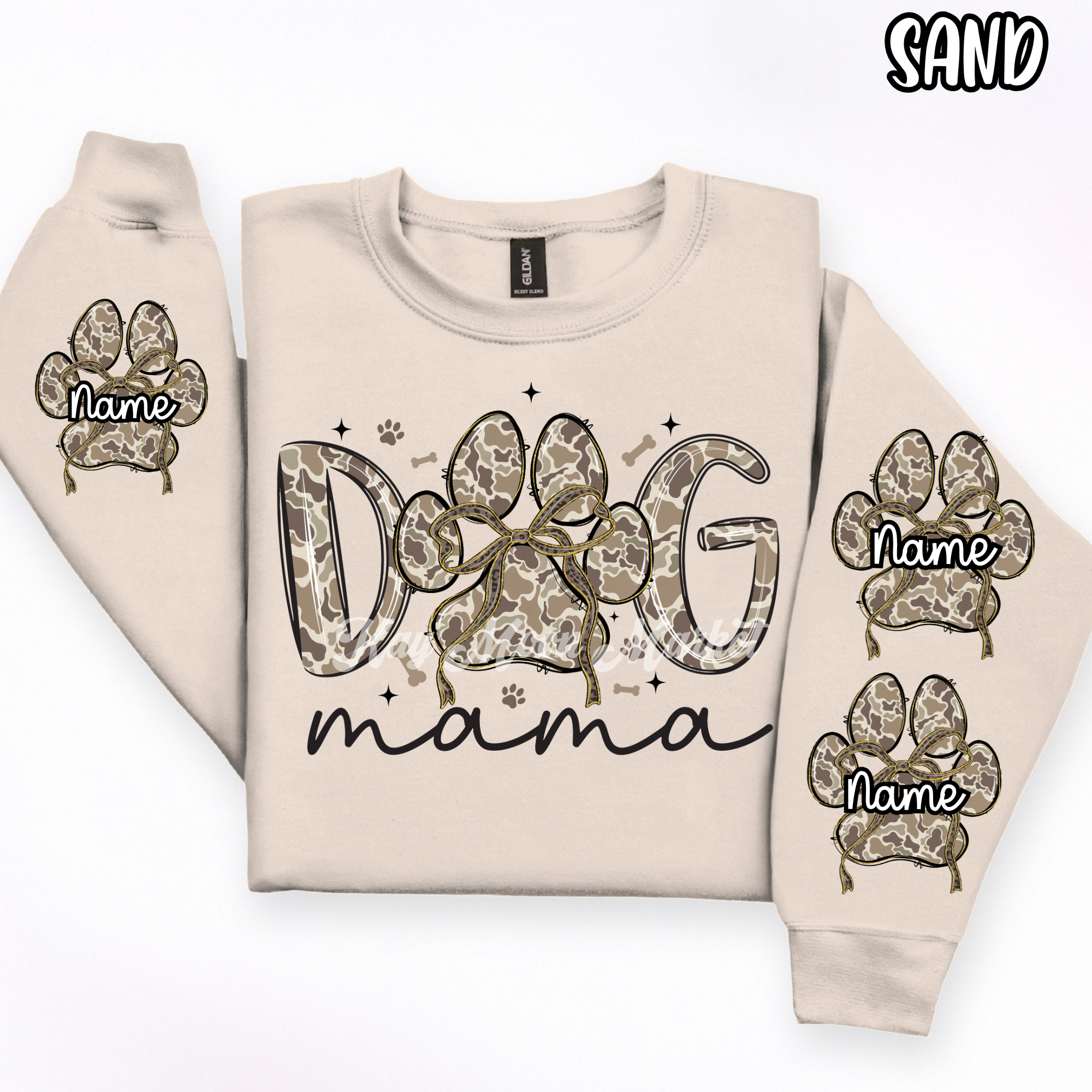 Dog Mama - Mom Camo - T-shirt Sweatshirt