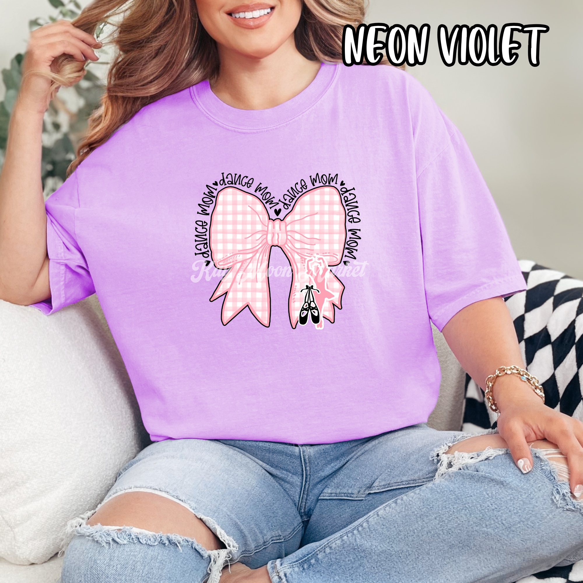 Dance Mom - Sports Bow Pink - T-shirt Sweatshirt