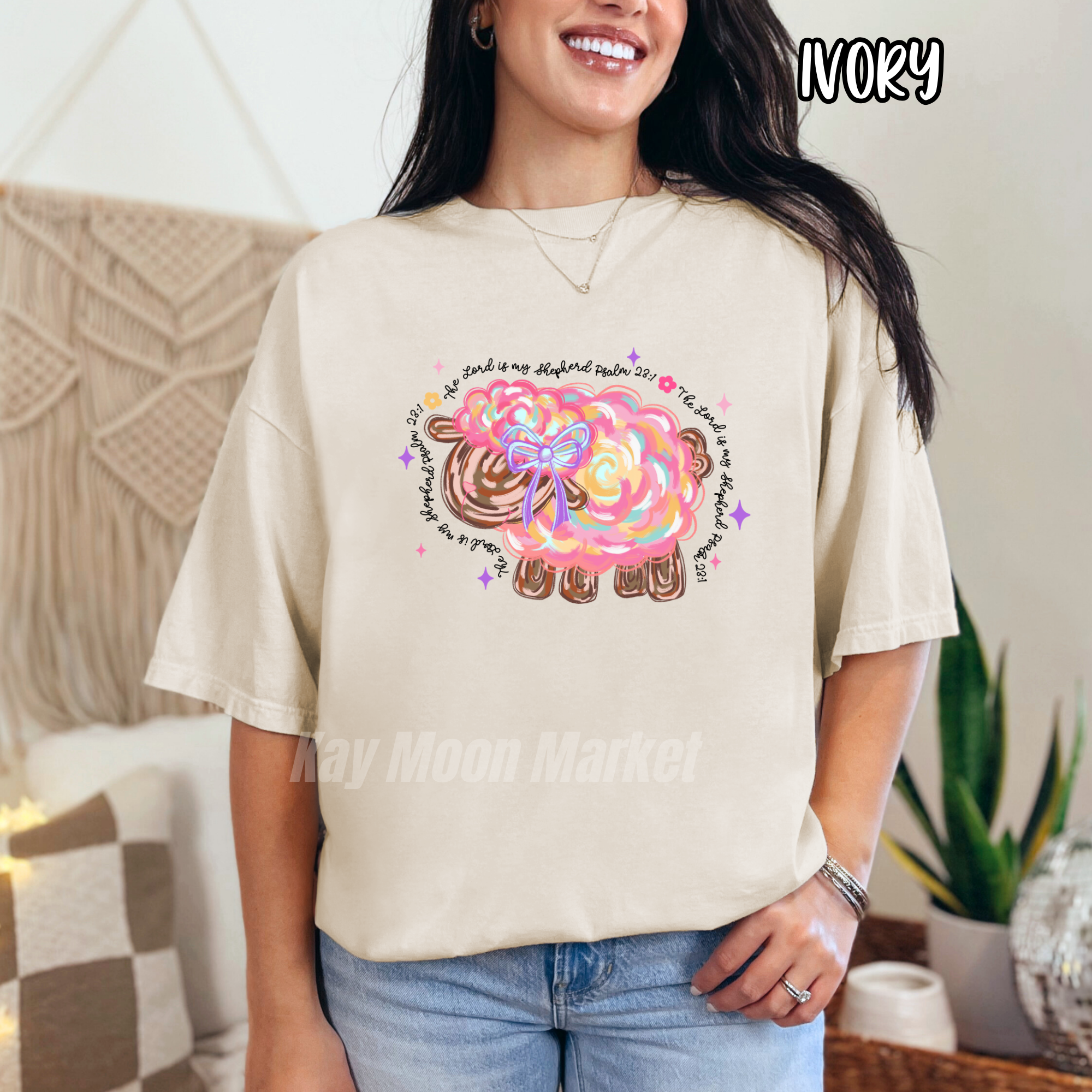 Sheep - Easter Lord Is My Shepard - T-shirt Sweatshirt