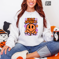 Stay Spooky - Checkered Halloween Fall Fun - T-Shirt Sweatshirt