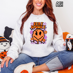 Stay Spooky - Checkered Halloween Fall Fun - T-Shirt Sweatshirt