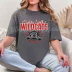 Canton South Wildcats Cursive With LOGO - CS Mascot - T-shirt Sweatshirt