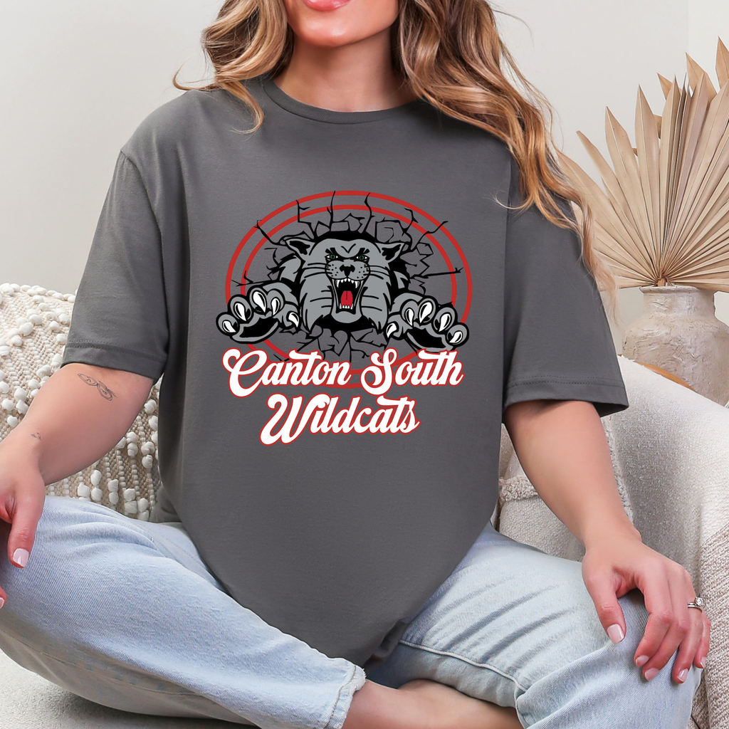 CS Wildcats LOGO - Canton South Mascot - T-shirt Sweatshirt