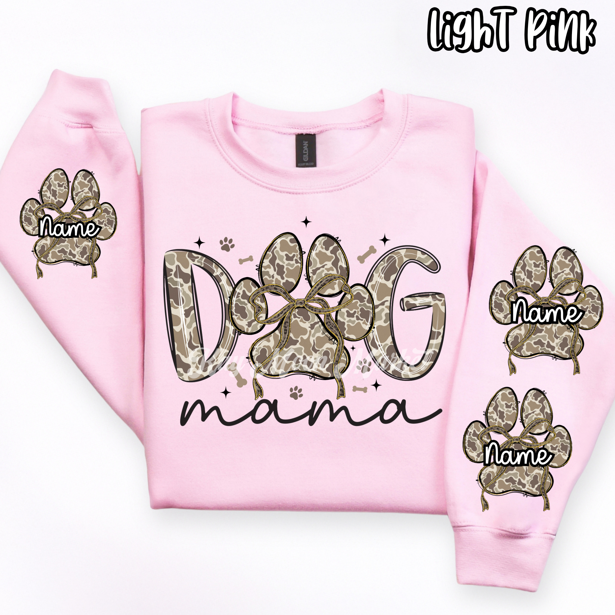Dog Mama - Mom Camo - T-shirt Sweatshirt