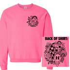 Retro Groovy Checkered Disco Mashup T-Shirt Sweatshirt