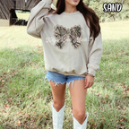 Camo Ruffle Bow - Trending Camouflage Cute - T-shirt Sweatshirt