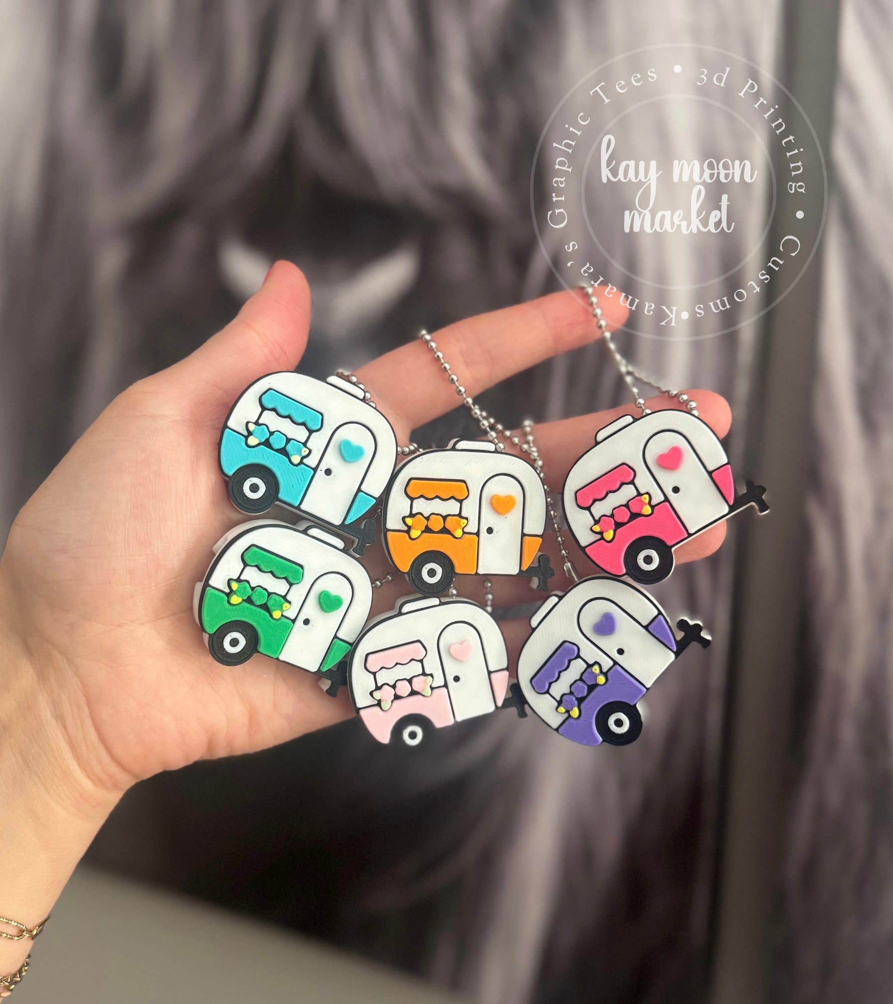 Camper Can Tab Opener Keychain