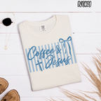 Coffee and Jesus Blue ~ Religious ~ Tee Sweatshirt