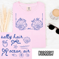 Salty Moms Beach Club - salty hair ocean air summer - T-shirt Sweatshirt
