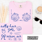 Salty Moms Beach Club - salty hair ocean air summer - T-shirt Sweatshirt