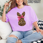 Leopard Bunny - Easter Spring - T-shirt