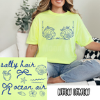 Salty Moms Beach Club - salty hair ocean air summer - T-shirt Sweatshirt