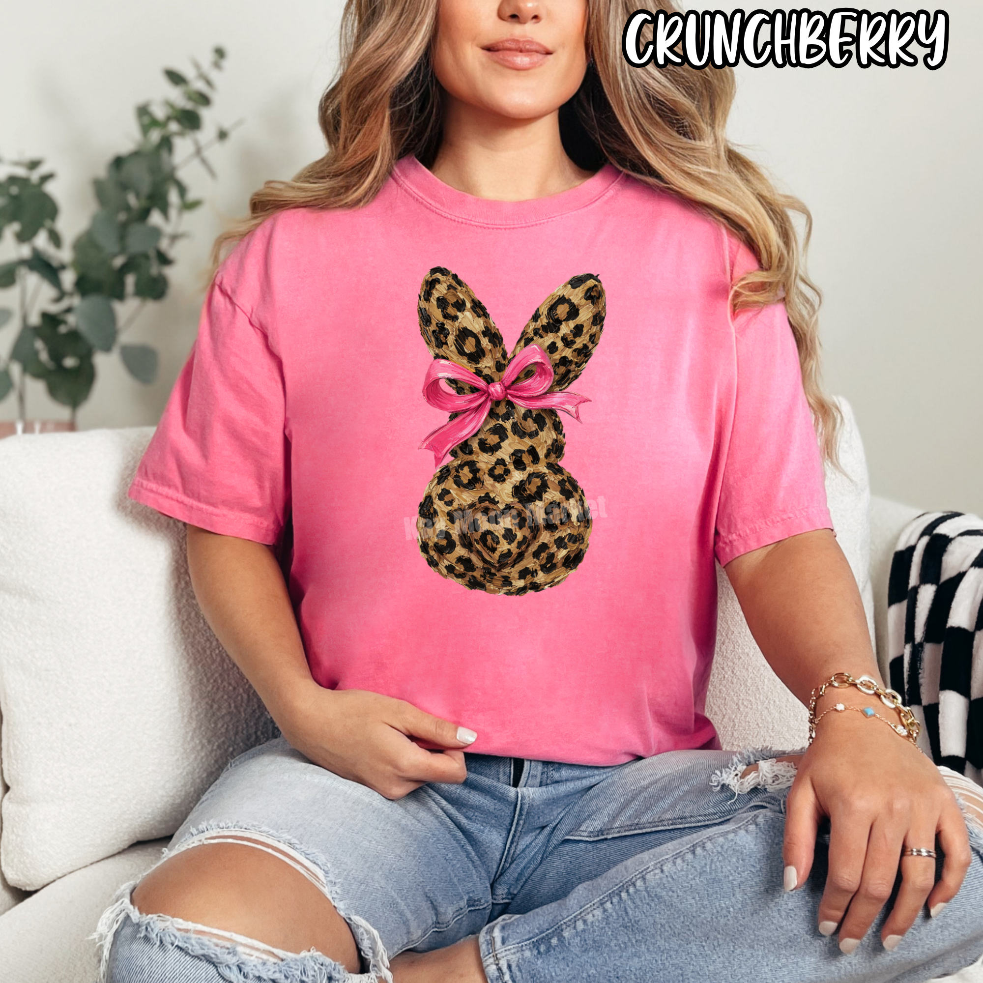 Leopard Bunny - Easter Spring - T-shirt