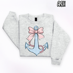Anchor - Plaid Bow Summer - T-shirt Sweatshirt