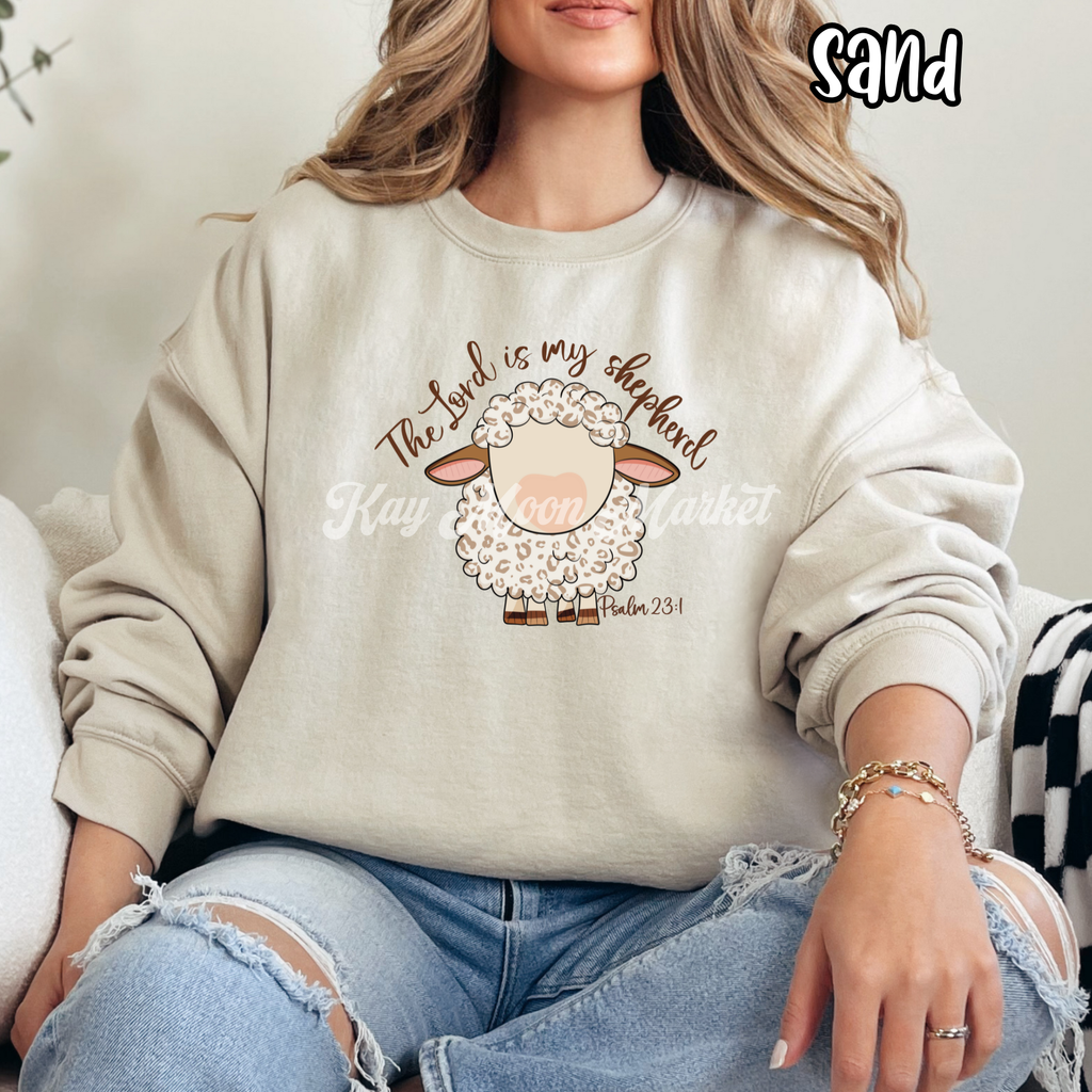 The Lord is my Shepard -Sheep Religious - T-shirt Sweatshirt