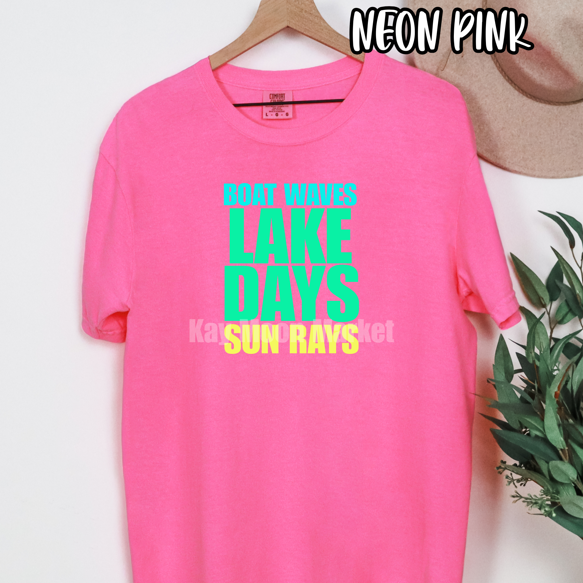 Boat Waves Sun Rays Lake Days - Summer - T-shirt Sweatshirt