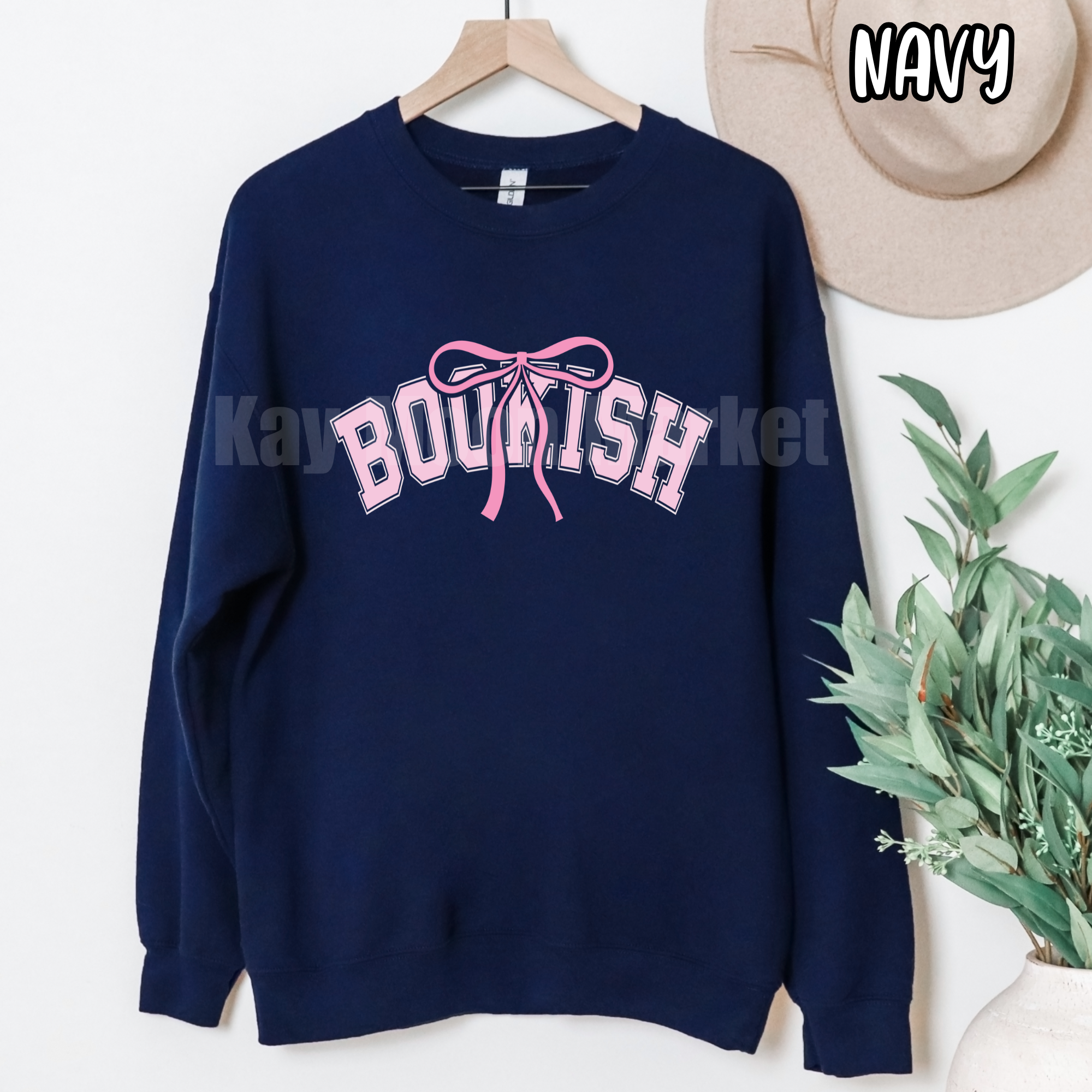 BOOKISH - Book Reading bow pink - T-shirt Sweatshirt