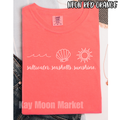 Saltwater Seashells Sunshine - Simple Summer - T-shirt Sweatshirt