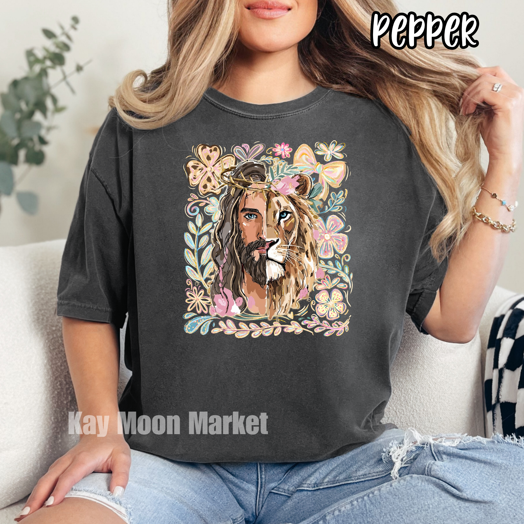 Jesus Lion - Religious Trending - Tee Shirt Sweatshirt