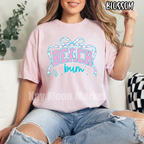 Beach Bum - Summer Bow Checkered - T-shirt Sweatshirt